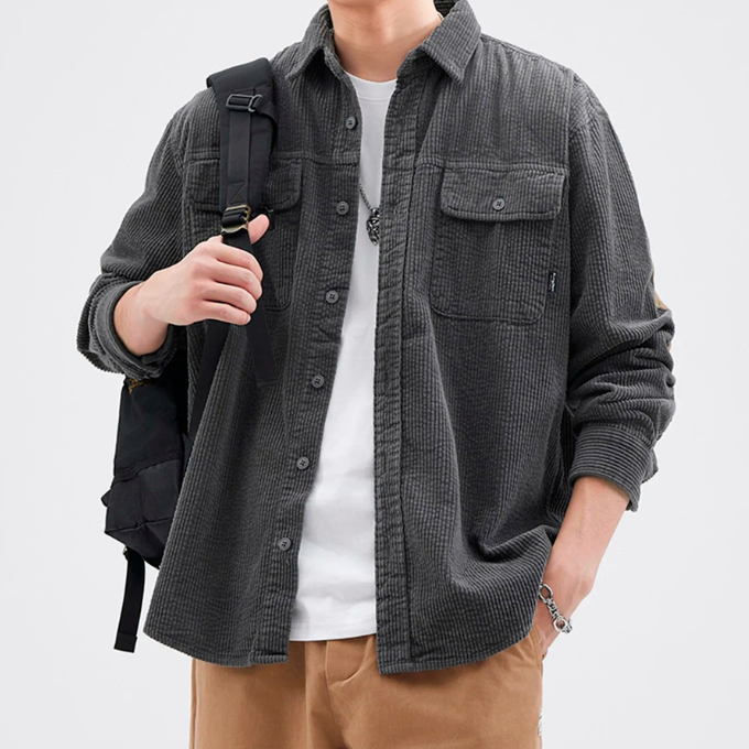 Redwood Corduroy Button-Up Shirt