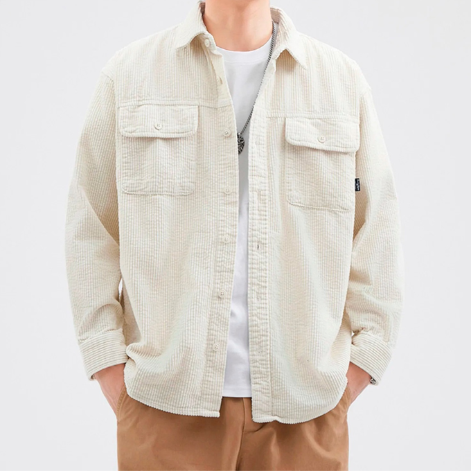 Redwood Corduroy Button-Up Shirt