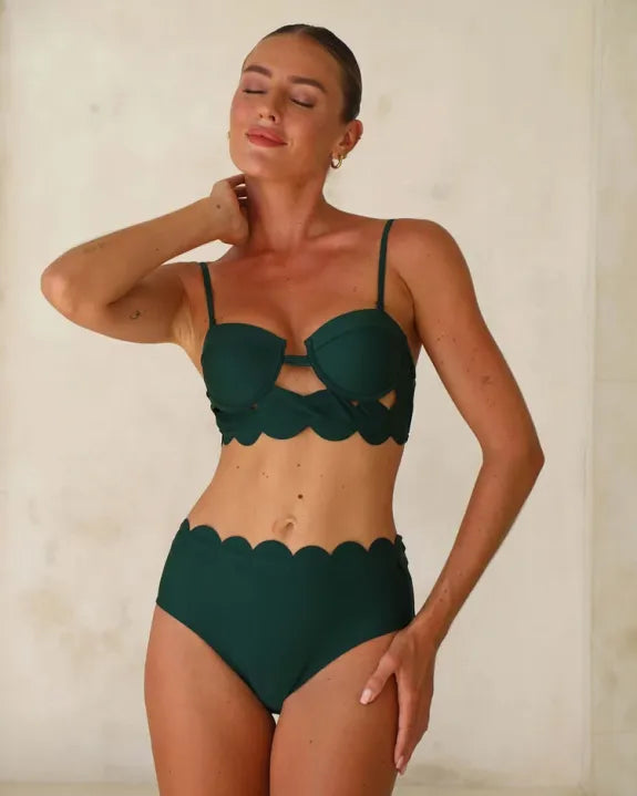 ADRIANA® One Piece Swimsuit and Skirt