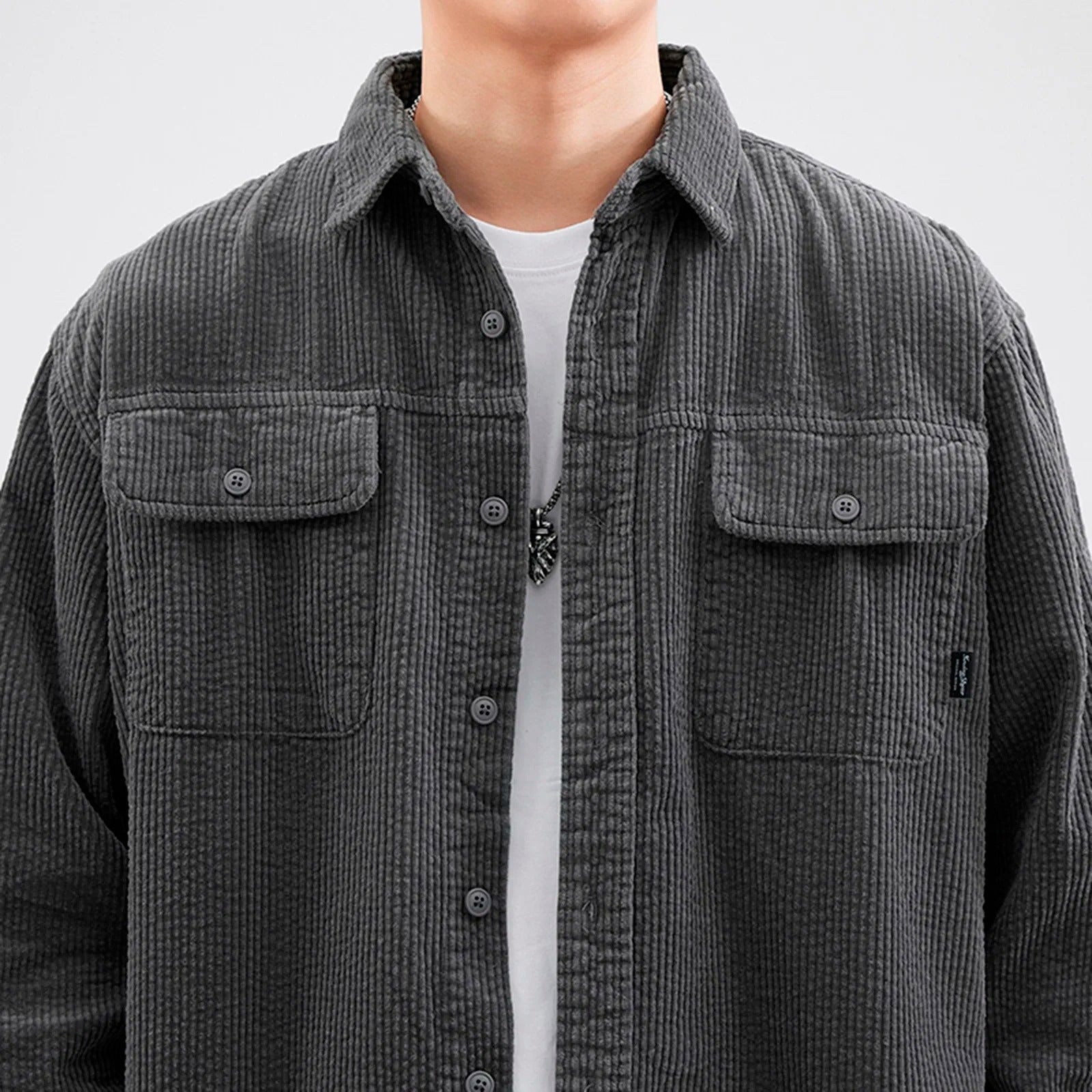 Redwood Corduroy Button-Up Shirt