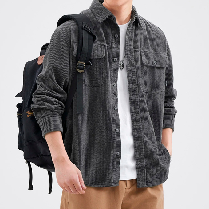 Redwood Corduroy Button-Up Shirt