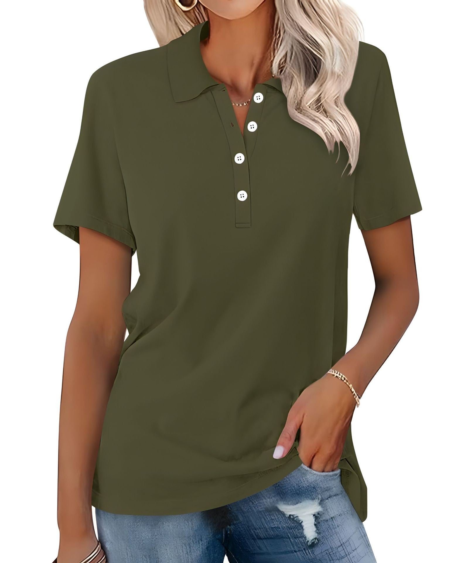 Jazlyn - Elegant Polo Shirt
